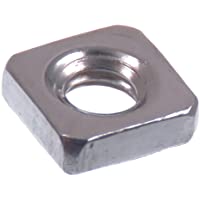 Tuerca cuadrada SECCARO M3- acero inoxidable V2A VA A2- DIN 562- forma baja- 20 piezas